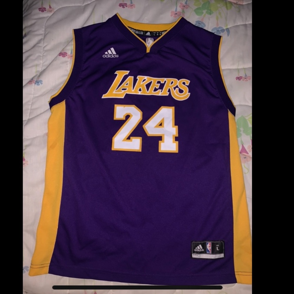 Boys Large NBA Adidas Kobe Bryant Jersey